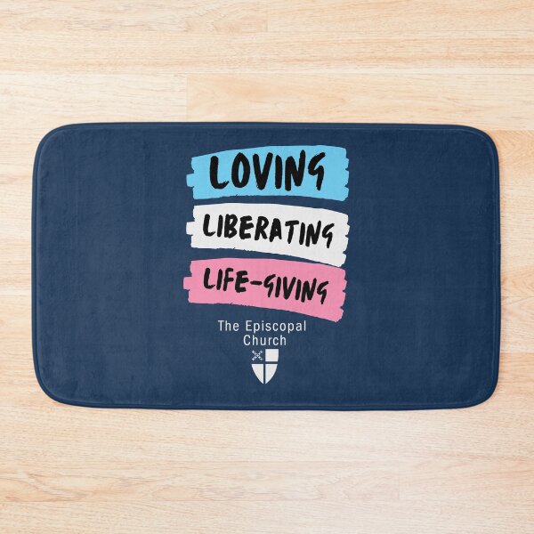 Item preview, Loving, Liberating, Life-Giving God designed and sold by Canterbury Episcopal Campus Ministry at Texas Tech University .