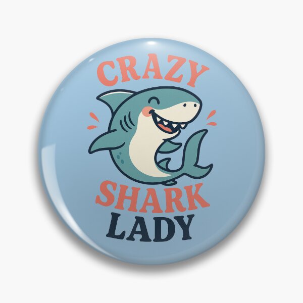 Item preview, Crazy Shark Lady designed and sold by FrictionMaxxing.
