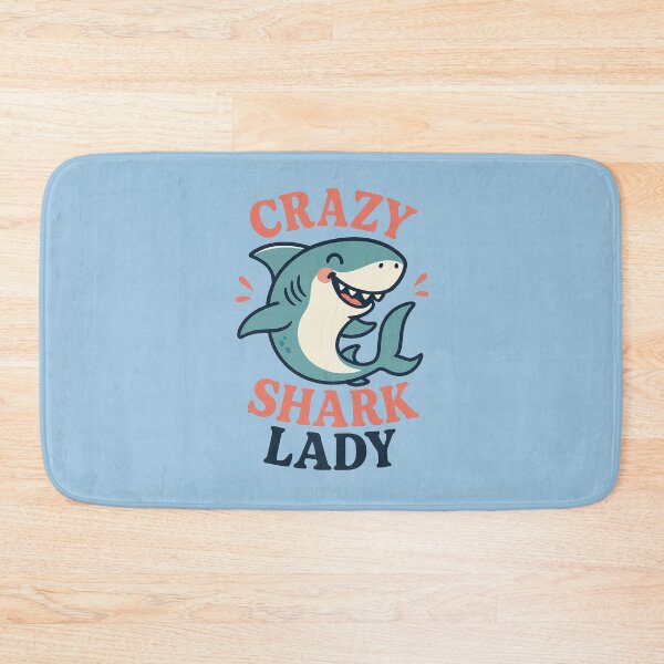 Item preview, Crazy Shark Lady designed and sold by FrictionMaxxing.