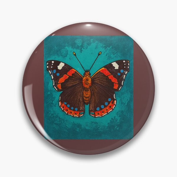 Artikelvorschau, Roter Admiral Schmetterling entworfen und verkauft von FrictionMaxxing.