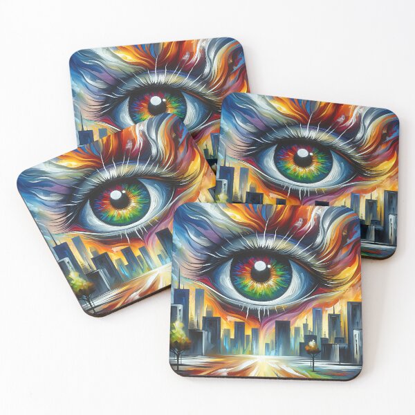 Item preview, A mystical eye watches over a skyline designed and sold by ReneMM.