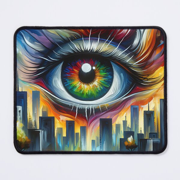 Item preview, A mystical eye watches over a skyline designed and sold by ReneMM.