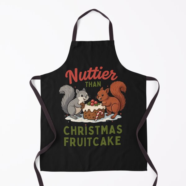 Item preview, Nuttier Than Christmas Fruitcake: Funny Squirrel Holiday Art designed and sold by elynne9.