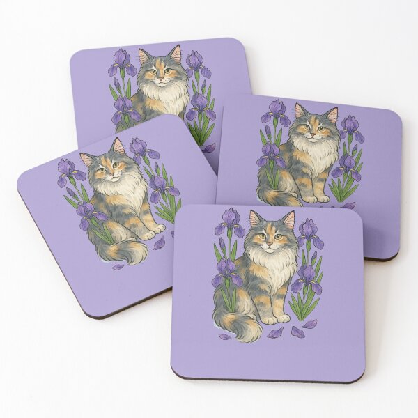 Item preview, Dilute Calico Maine Coon Cat designed and sold by FrictionMaxxing.