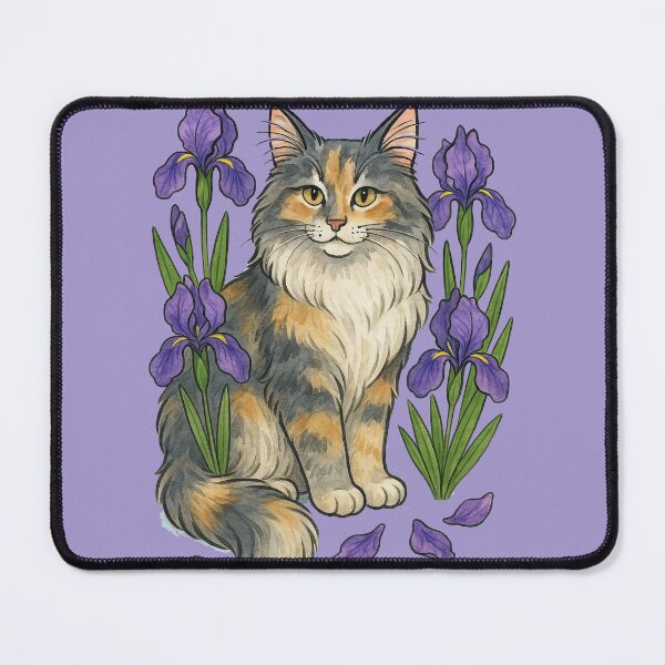 Item preview, Dilute Calico Maine Coon Cat designed and sold by FrictionMaxxing.