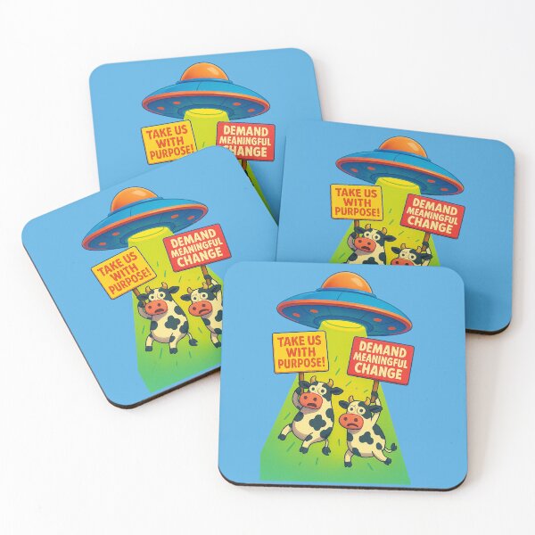 Item preview, Take Us with Purpose – Cows for Cosmic Change designed and sold by Girih.