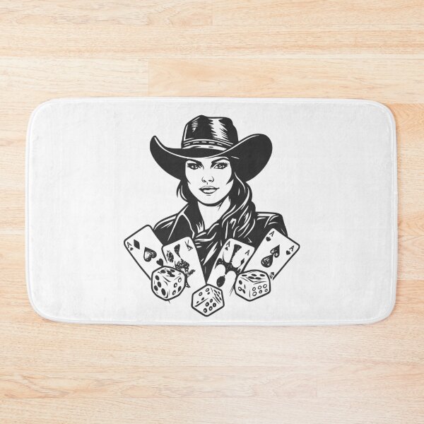 Item preview, Retro Cowgirl Poker Cards And Dice designed and sold by Jcat7.