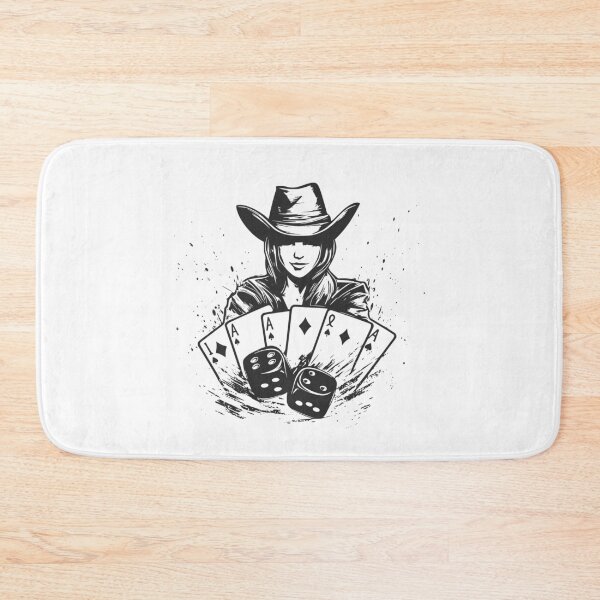 Item preview, Retro Cowgirl Poker Cards And Dice designed and sold by Jcat7.