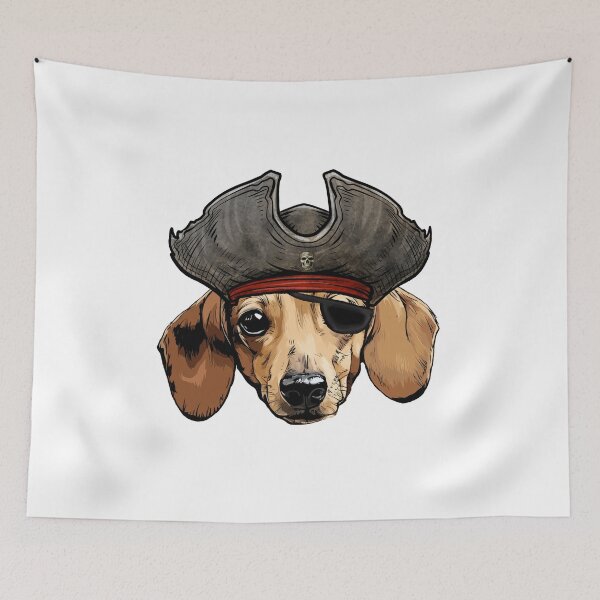 Item preview, Dachshund Pirate designed and sold by whyitsme.