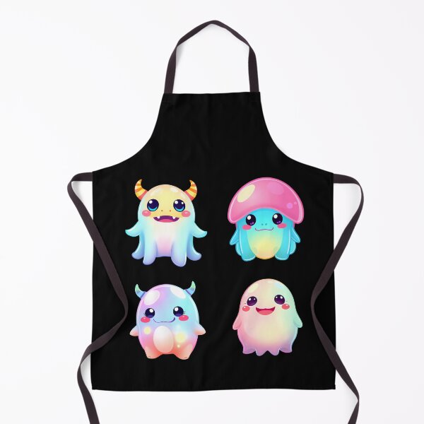 Item preview, Happy Glowing Colorful Monster Sticker Pack designed and sold by toothsomecat.