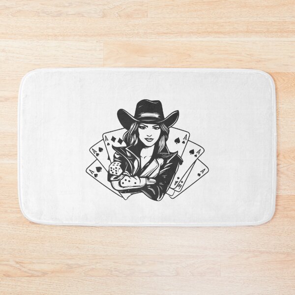 Item preview, Retro Cowgirl Poker Cards And Dice designed and sold by Jcat7.