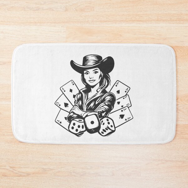 Item preview, Retro Cowgirl Poker Cards And Dice designed and sold by Jcat7.