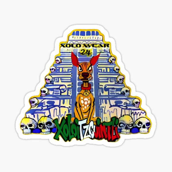 Item preview, Logotipo de la pirámide de Xoloitzcuintli designed and sold by XoloWear24.