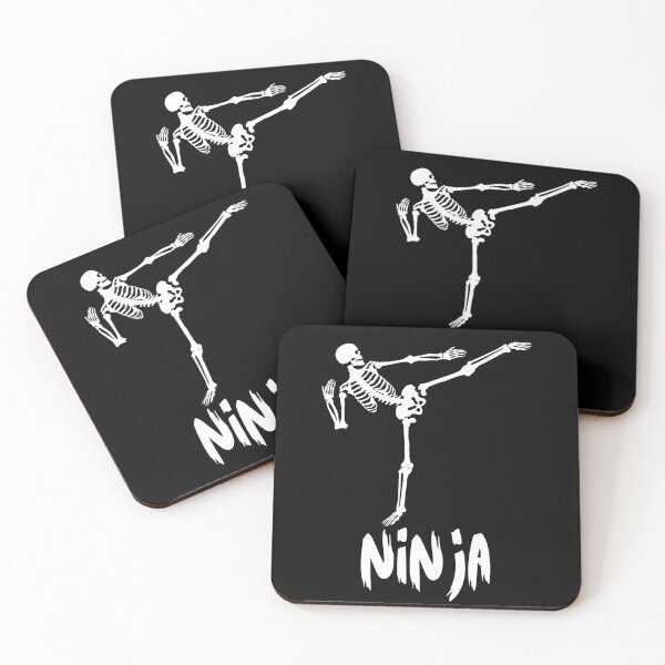 Item preview, Bone-Kicking Ninja Skeleton – Martial Arts Undead Style designed and sold by Karim-Karem.