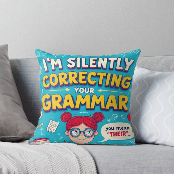 Item preview, I’M SILENTLY CORRECTING YOUR GRAMMAR – Funny English Teacher Shirt designed and sold by JonHale.