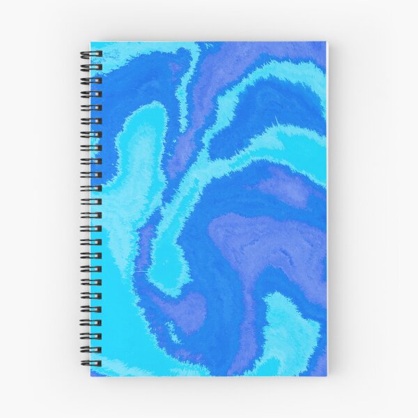 Item preview, Electric Stillness – Blue Marbled Texture designed and sold by Up-A-Tree.