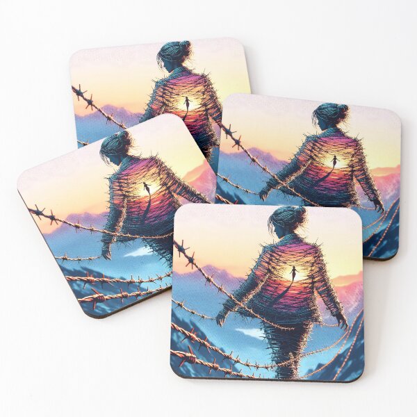 Item preview, Barbed Wire Tightrope, Ai Generated Art    designed and sold by ACC .
