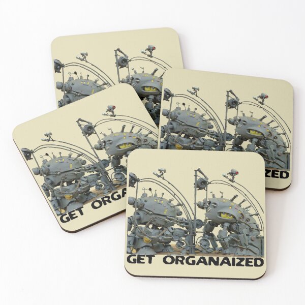 Item preview, Get Organaized (no Bg) – Funny Robot Chaos Design ( Fun & Humor ) designed and sold by D-Islamic.