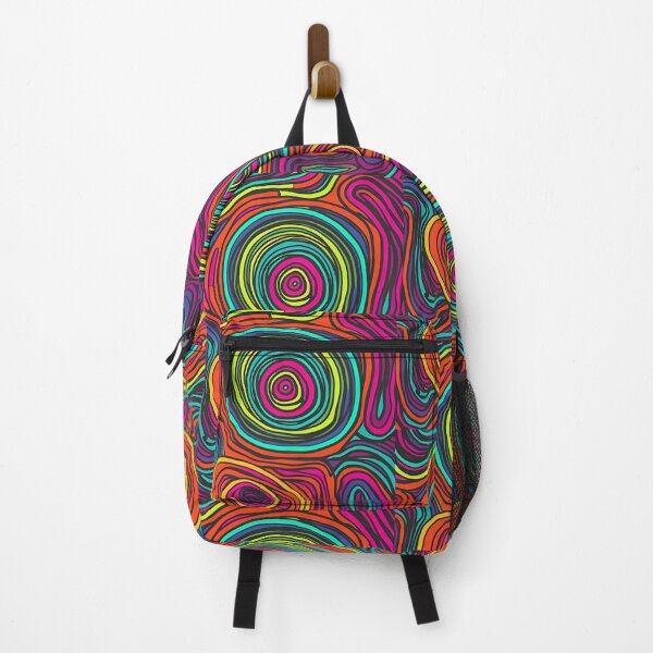 Item preview, Vibrant Groovy Line Art with Neon Colour Bursts designed and sold by Monascreativeempire.