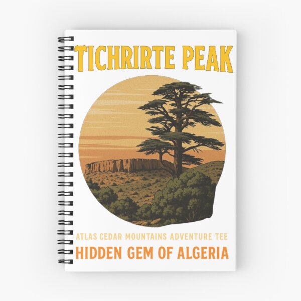 Item preview, TICHRIRTE SOUL | Camiseta de aventura Atlas Cedars & Wild Peaks designed and sold by salimarts5dz.