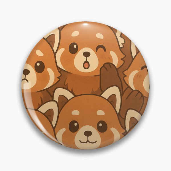 Item preview, Red Panda stack Wallpaper designed and sold by FawnNuage.