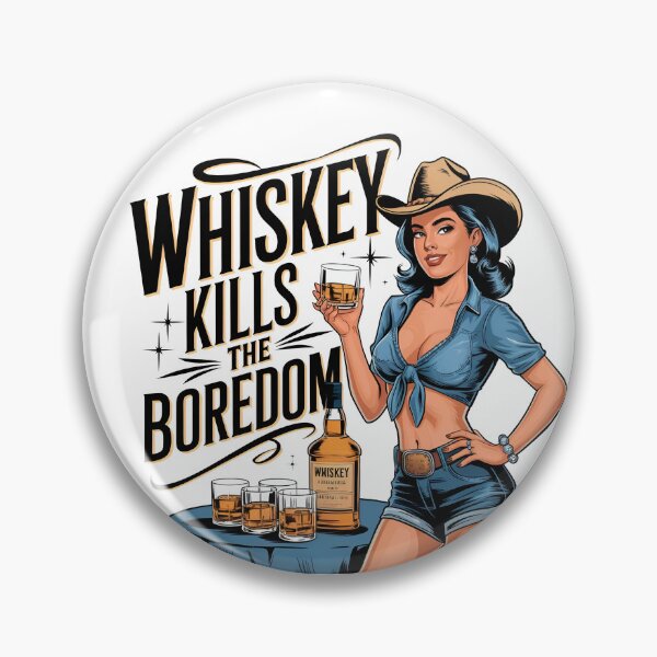 Item preview, Retro Cowgirl Whiskey Poster designed and sold by Jcat7.