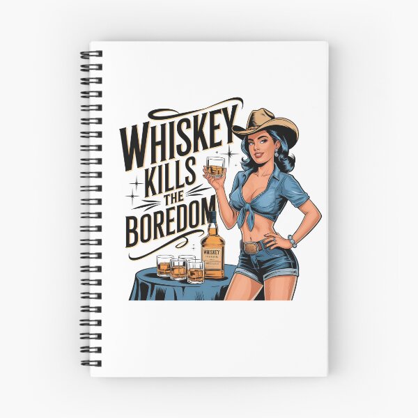 Item preview, Retro Cowgirl Whiskey Poster designed and sold by Jcat7.