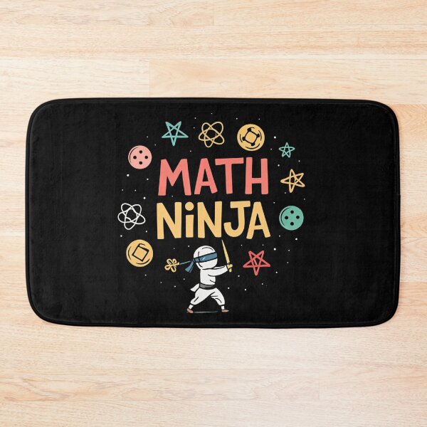 Item preview, Math Ninja – Funny Math Teacher Student Gift designed and sold by the science zoo.