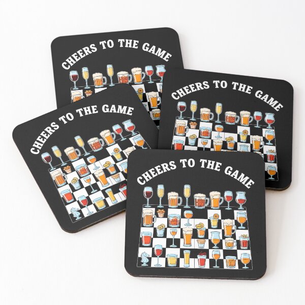 Item preview, Cheers to the Game — Chess Toast Design designed and sold by chesstopia.