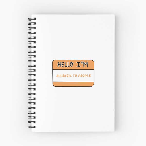 Item preview, Hello I'm Allergic To People designed and sold by thecoookiegal.