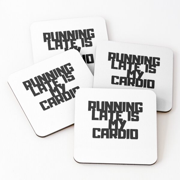 Item preview, Running Late Is My Cardio – Funny Lazy People Tee designed and sold by Qonli-Officjal.