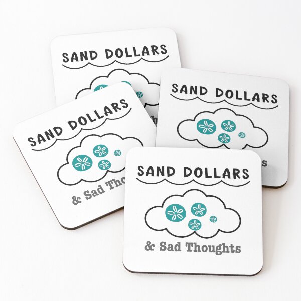 Item preview, Sand Dollars and Sad Thoughts – Melancholy Beach Tee designed and sold by bobparduephoto.