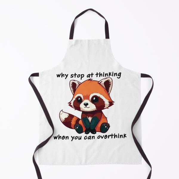 Item preview, Overthinking Red Panda designed and sold by hashnan21.