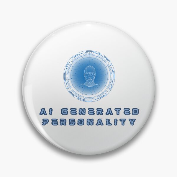 Item preview, AI Generated Personality – Synthetic Identity Concept - White Edition designed and sold by TheBlankFrameCollection.