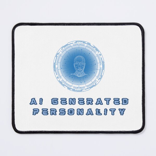 Item preview, AI Generated Personality – Synthetic Identity Concept - White Edition designed and sold by TheBlankFrameCollection.