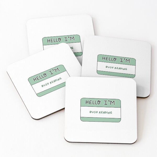 Item preview, Hello I'm Busy Reading designed and sold by thecoookiegal.