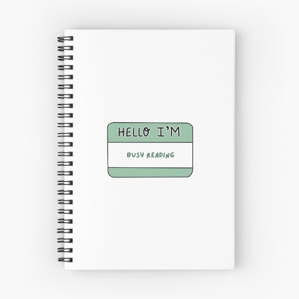 Item preview, Hello I'm Busy Reading designed and sold by thecoookiegal.