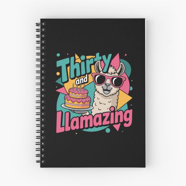 Item preview, 30th Birthday Llama designed and sold by theartfulaspie.