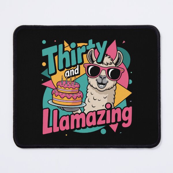 Item preview, 30th Birthday Llama designed and sold by theartfulaspie.