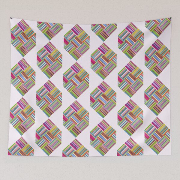 Item preview, Abstract Gemstone in Retro Style designed and sold by cremedecolor.