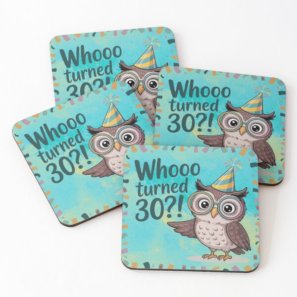 Item preview, 30th Birthday Owl designed and sold by theartfulaspie.