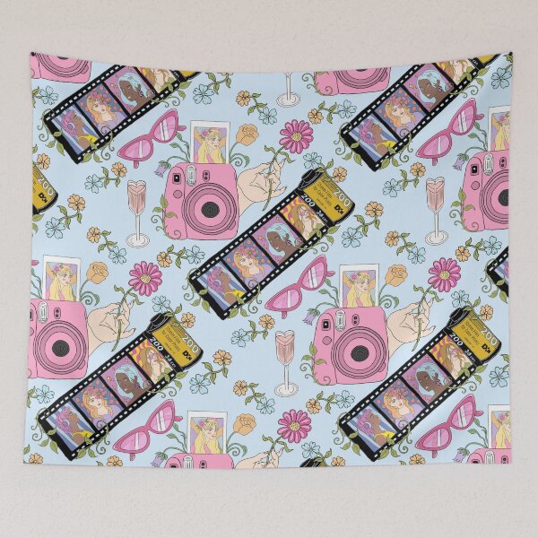 Item preview, Floral Film Captured Memories Pattern designed and sold by SpiritedArtwork.