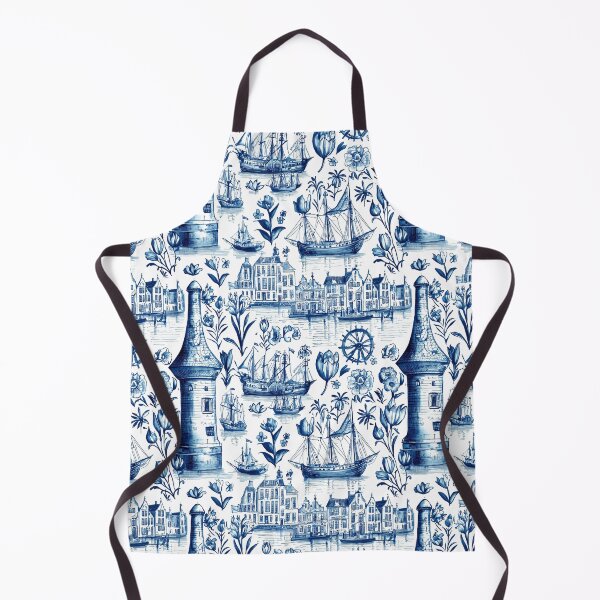 Item preview, Delft Voyages & Floral Tides designed and sold by House of Blue.