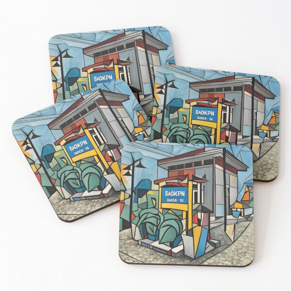 Item preview, Bang Pa-In Railway Station Cubist Art designed and sold by PolyVision Siam Studio.