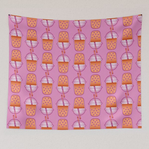 Item preview, Boba Tea Drink - Fuchsia/Pink/Orange - Lesbian Pride Colours designed and sold by SChristineBrink.