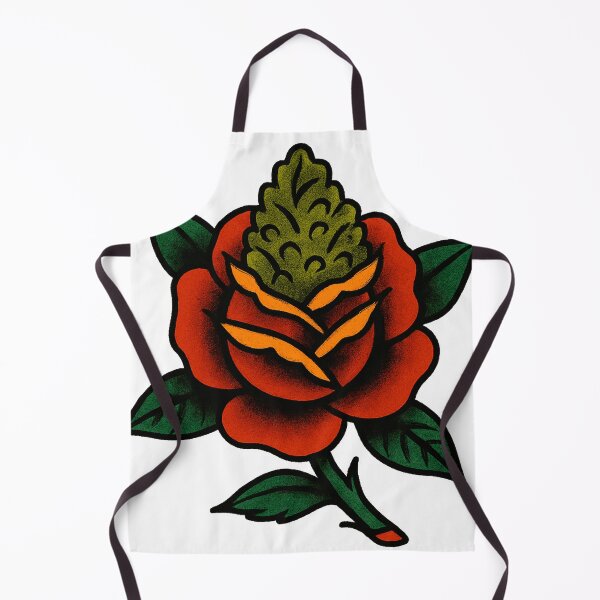 Item preview, Cannabis Rose – Weed Bud Flower Tattoo Design designed and sold by Wake and Bake.