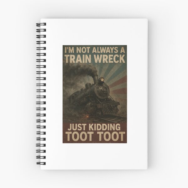 Item preview, I'm Not Always A Train Wreck Just Kidding Toot, Funny Train Quote, Train Wreck,Trainwreck Humor, Train Lover designed and sold by Orvista.