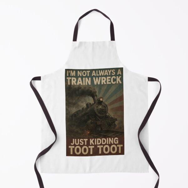 Item preview, I'm Not Always A Train Wreck Just Kidding Toot, Funny Train Quote, Train Wreck,Trainwreck Humor, Train Lover designed and sold by Orvista.