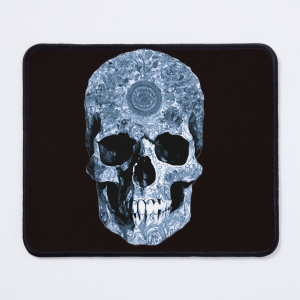 Item preview, Blue intricate design Skull designed and sold by Designs by Me.