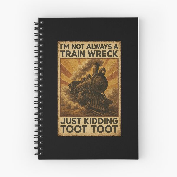 Item preview, I'm Not Always A Train Wreck Just Kidding Toot, Funny Train Quote, Train Wreck, Trainwreck Humor, Train Lover designed and sold by Orvista.